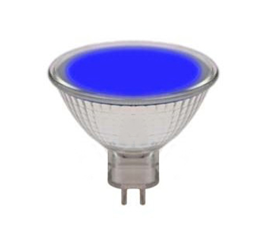 Halogeenlamp MR16 50mm 50W 12V GU5.3 38° blauw