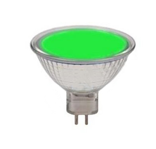 Omnilux halogeenlamp MR16 50mm 35W 12V GU5.3 12° groen
