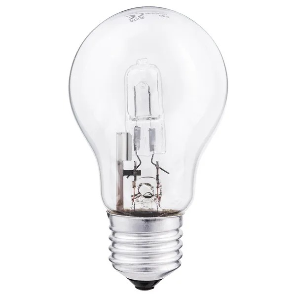 Patron halogeenlamp normaallamp 42W E27 230V A55 helder