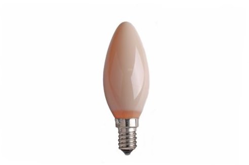 Halogeen kaars ECO 28W E14 230V flame peach