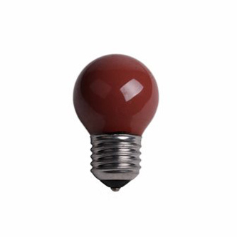 Kogellamp 25W E27 230V rood