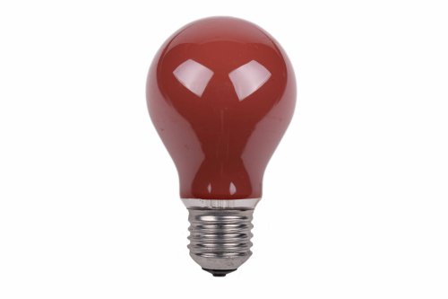 Normaallamp 40W E27 230V rood