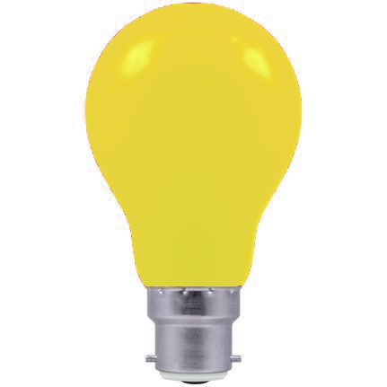 Haardvuurlamp 60W B22d 230V 60x102mm geel