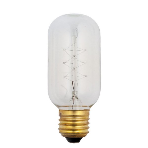 Decospiraal buislamp 40W E27 230V helder 45x108mm zig zag