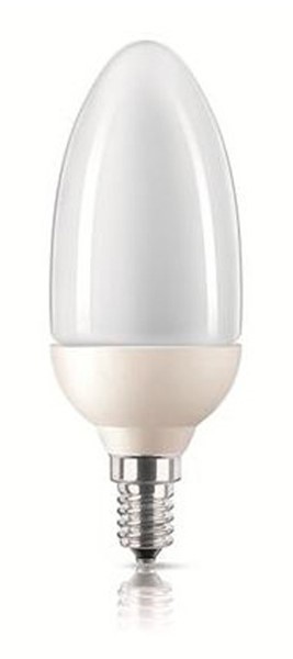Philips ESaver kaarslamp 5W WW E14 230-240V Softone B38