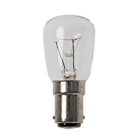 Schakelbordlamp 25W Ba15d 230V 28x64 helder