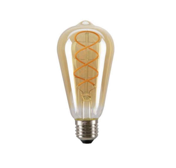 SLV 1008645 Lichtbron ST64 E27 goud curly filament 1800K