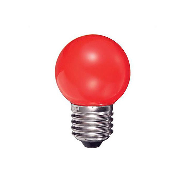 Dura L140PR LED kogellamp 0,5W E27 230V rood niet dimbaar