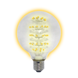 Impact LED globelamp 95mm 1,3W E27 2100K helder