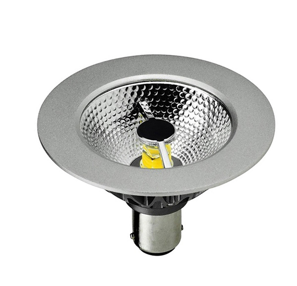 Tronix AR70 LEDlamp 7W Ba15d 230V 3000K kleur 930 36° dimbaar inclusief driver, lampvoet en Eurosnoer