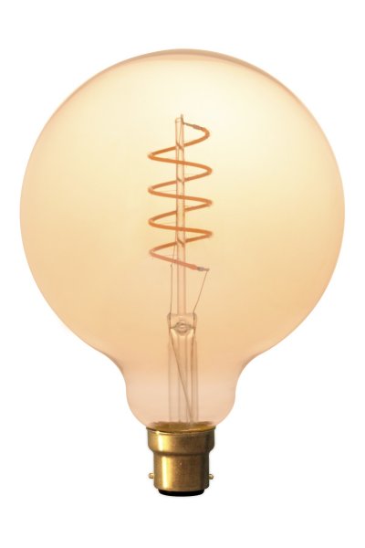 Calex flexLED filament LED globelamp 4W B22d 240V 2100K kleur 821 125mm goud dimbaar