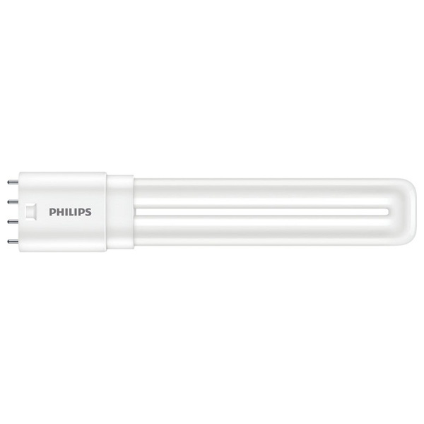 Philips CorePro LEDlamp PL-L EM Mains 8W=18W 2G11 4P (4-pins) 3000K kleur 830 niet dimbaar