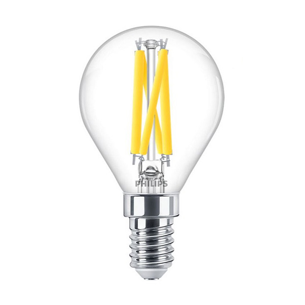 Philips Master LED DT kogellamp filament 3,4W=40W E14 220V-240V 927-922 P45 helder DimTone dimbaar