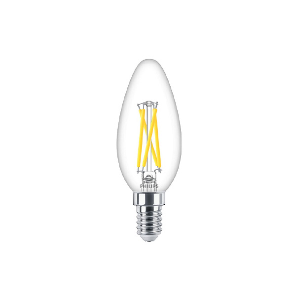 Philips Master LED B35 kaarslamp DT 2,5W=25W E14 220V-240V 927-922 helder DimTone dimbaar