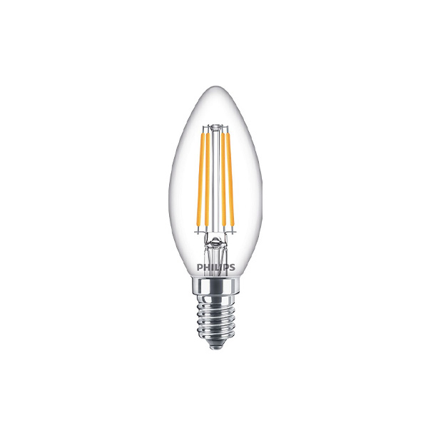 Philips CorePro LED B35 kaarslamp 6,5W=60W E14 220V-240V 827 helder niet dimbaar