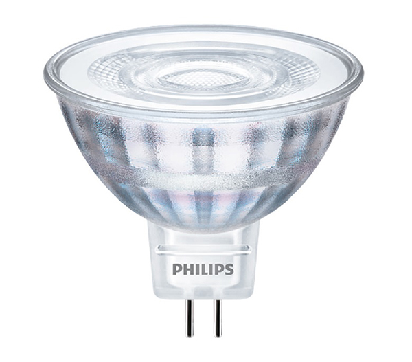 Philips CorePro LEDspot MR16 5W=35W GU5.3 12V 2700K kleur 827 36° niet dimbaar
