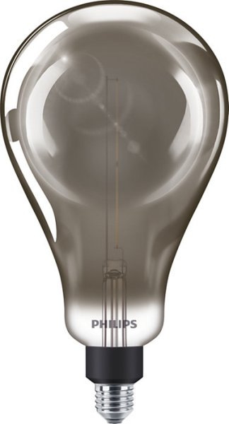 Philips Giant A160 filament LED normaallamp 6,5W=20W E27 220-240V 4000K kleur 840 smoky dimbaar