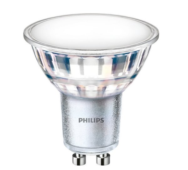 Philips CorePro LEDspot 5W GU10 220V-240V 4000K kleur 840 120° mat niet dimbaar