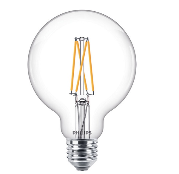 Philips Classic filament LED globelamp G93 DT 9W=60W E27 220-240V 2700-2200K kleur 927-922 helder dimbaar