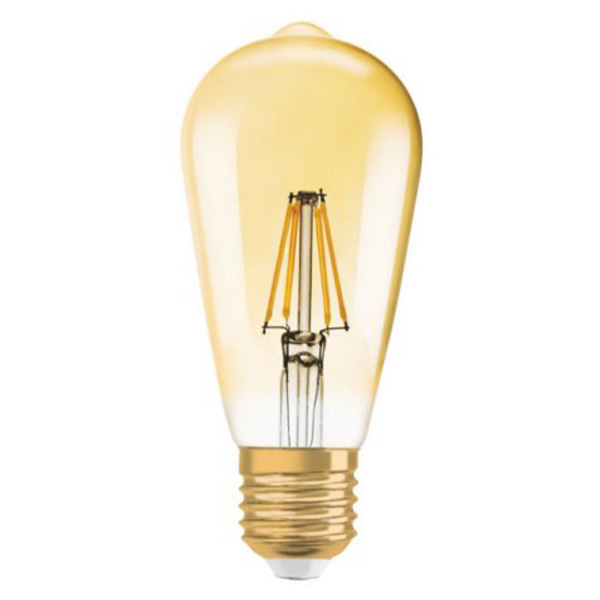 Osram Vintage 1906 Edison ST64 filament LEDlamp 4W=34W E27 220V-240V 824 2400K goud niet dimbaar