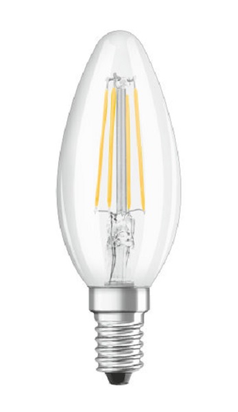 Osram Classic filament LED kaarslamp Active & Relax 5,5W=40W E14 220V-240V 2700K + 4000K kleur 827 + 840 niet dimbaar