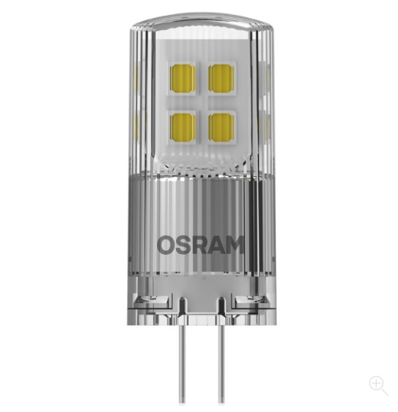 Osram Parathom LEDlamp Pin G4 2W=20W G4 12V 2700K kleur 827 helder dimbaar