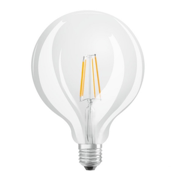 Osram Classic filament Retrofit ST LED globelamp 125mm 4W=40W E27 220V-240V 2700K kleur 827 helder niet dimbaar