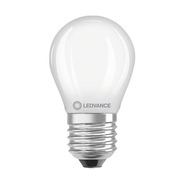 Ledvance Performance Class Classic P filament LED kogellamp 4,8W=40W E27 220V-240V 827 2700K mat dimbaar