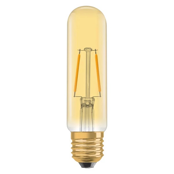 Osram Vintage 1906 filament LED buislamp 2,5W=20W E27 220-240V 820 2000K goud niet dimbaar
