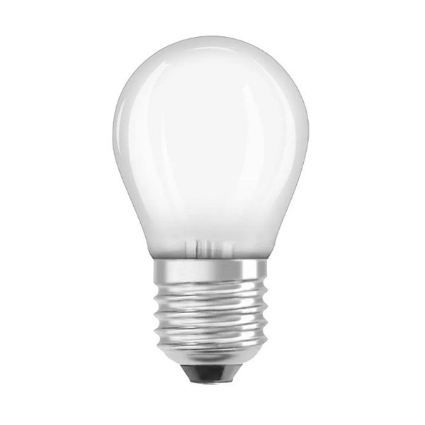Osram Parathom Retrofit Classic P filament LED kogellamp 2,5W=25W E27 220V-240V 2700K kleur 827 mat niet dimbaar