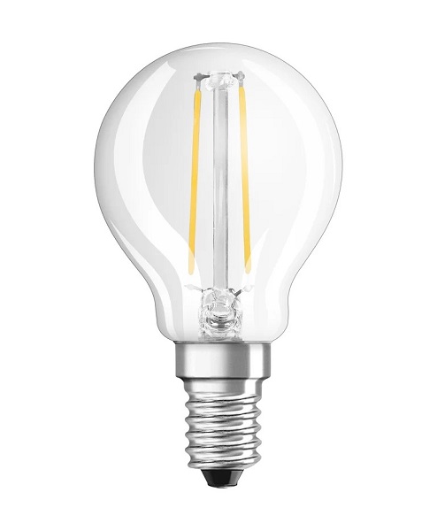 Osram LED Star Classic P filament LED kogellamp 2,5W=25W E14 220V-240V 827 2700K helder niet dimbaar