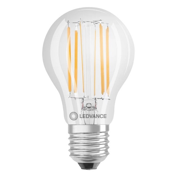 Ledvance Performance Class Classic A filament LED normaallamp 7,5W=75W E27 220V-240V 827 2700K helder dimbaar