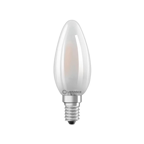 Ledvance Performance Class filament LED kaarslamp 2,5W=25W E14 220V-240V 827 2700K Classic B35 mat niet dimbaar