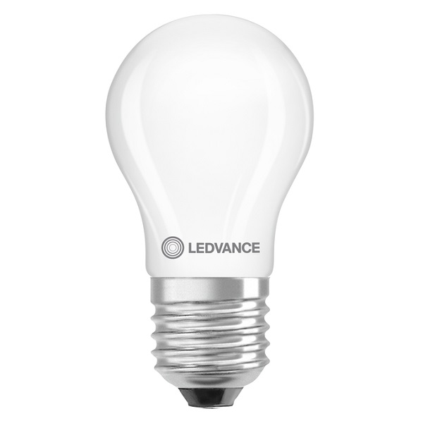 Ledvance Performance Class Classic P 25 LED kogellamp 1,8W=25W E27 220-240V 827 2700K mat dimbaar