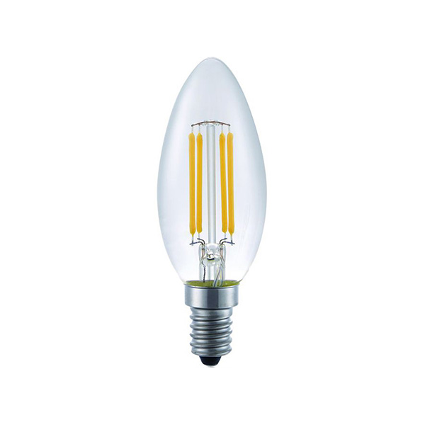 SPL filament LED kaarslamp 4W E14 230V 2200K kleur 922 helder dimbaar