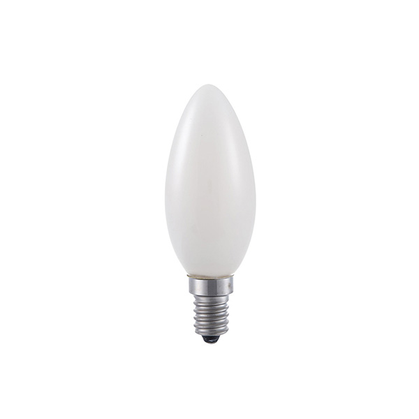 SPL filament LED kaarslamp 4W E14 230V 2500K kleur 925 opaal dimbaar