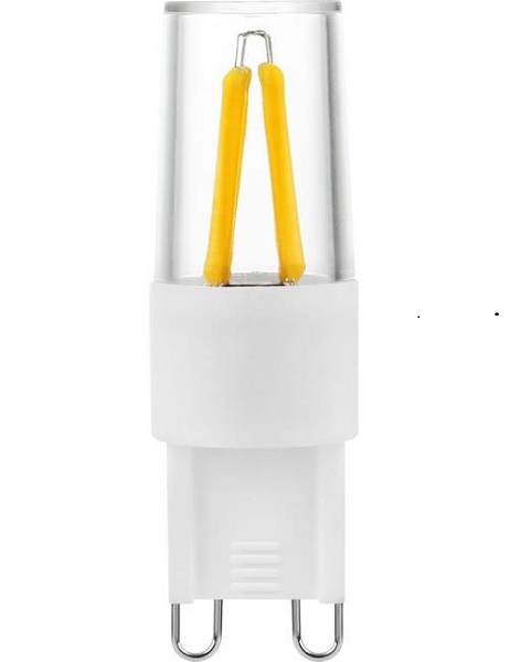 SPL filament LEDlamp 2W=17W G9 230V 827 2700K helder dimbaar