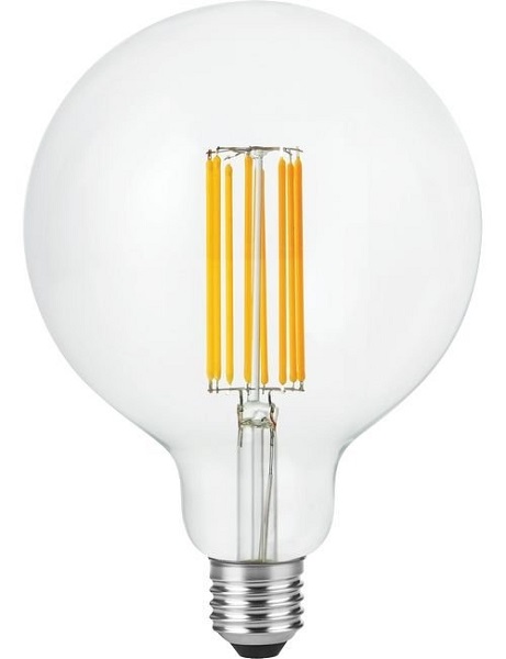 SPL filament LED globelamp 125mm 7W E27 230V 922 2200K helder dimbaar