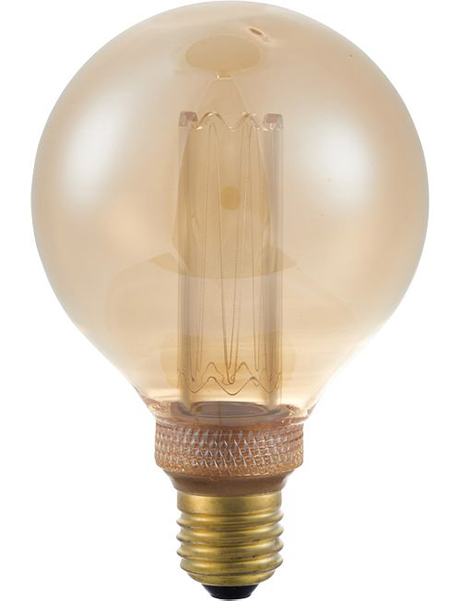 SPL Vintage LED globelamp 95mm 3,5W E27 230V 1800K kleur 818 goud dimbaar