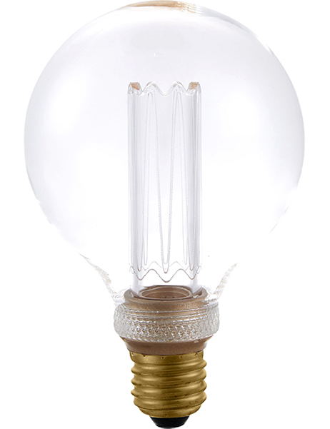 SPL Vintage LED globelamp 95mm 3,5W E27 230V 2000K kleur 820 helder dimbaar