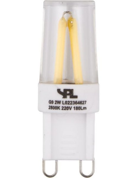 SPL filament LEDlamp 2W G9 230V 2800K kleur 828 helder voltage dim dimbaar
Alleen dimbaar met een dimmer met nuldraad zoals Eltako 72900021, Niko 72300118 of ELT dimmer 72900024 en 72900025.