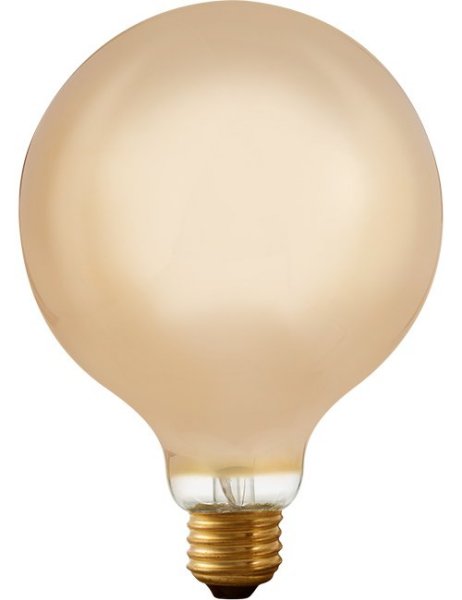 SPL filament LED globelamp 125mm 6,5W=30W E27 230V 1800K kleur 918 champagne dimbaar