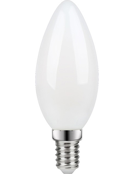 SPL filament LED kaarslamp 3W E14 230V 2700K kleur 827 mat dimbaar