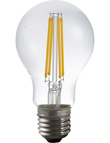 SPL filament LED normaallamp 8,5W=72W E27 230V 2700K kleur 827 helder dimbaar