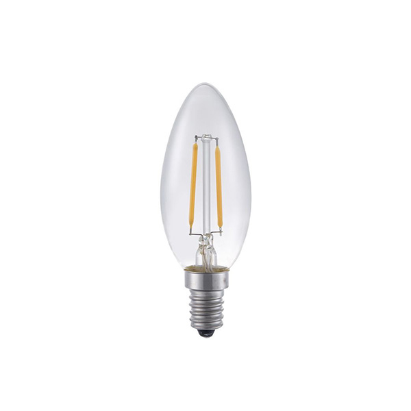 SPL filament LED kaarslamp 2,8W E14 230V 2700K kleur 827 helder dimbaar