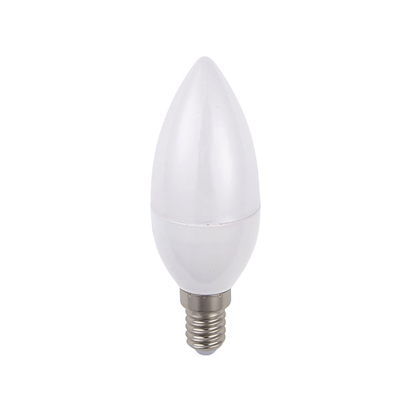 SPL LED kaarslamp 3W E14 230V 3000K kleur 830 opaal niet dimbaar