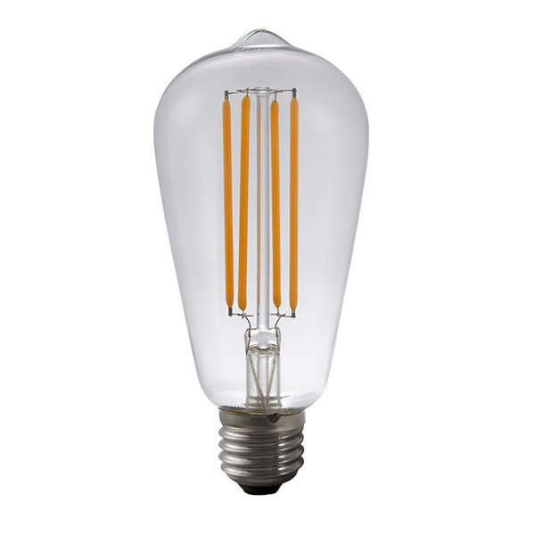 SPL Rustika ST64 filament LEDlamp 4,5W=30W E27 230V 2200K kleur 922 helder dimbaar