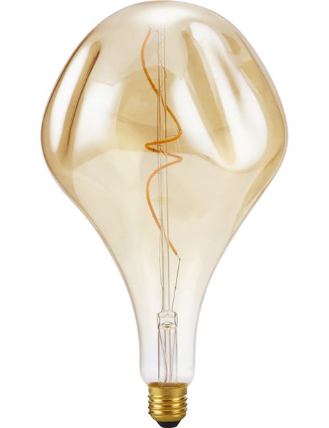 SPL Big Flex flexLED filament Mystery LEDlamp 4W E27 230V 2000K kleur 920 goud dimbaar