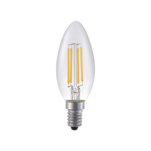 SPL filament LED kaarslamp 4W E14 230V 2500K kleur 925 helder dimbaar