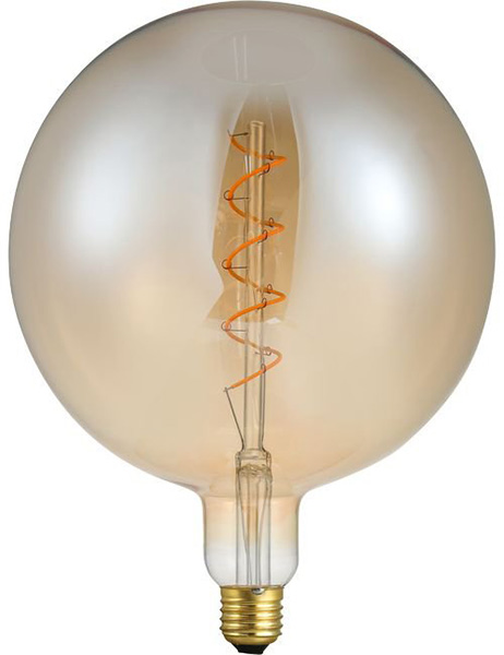 SPL Big Flex XXL G200 flexLED filament LEDlamp 4W E27 230V 2000K kleur 920 goud dimbaar